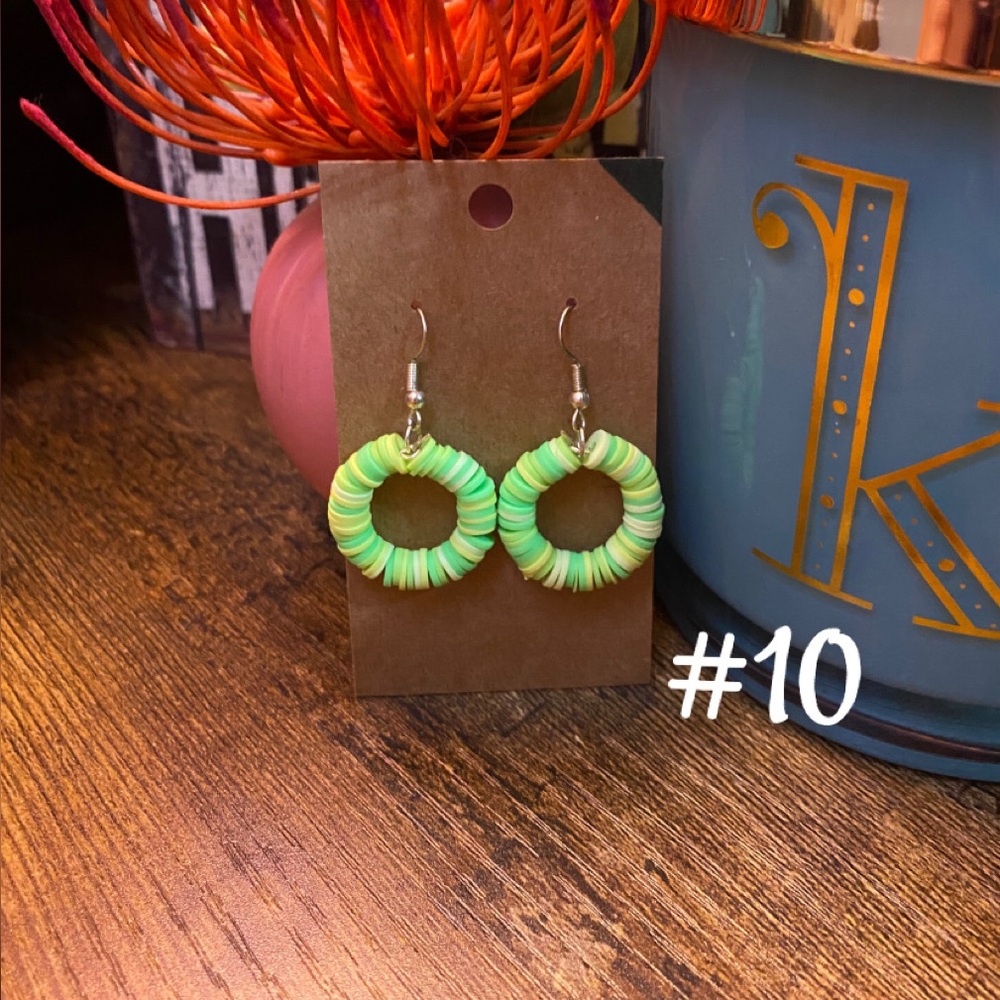 Colorful Hoop Earrings - Picture 10 of 15